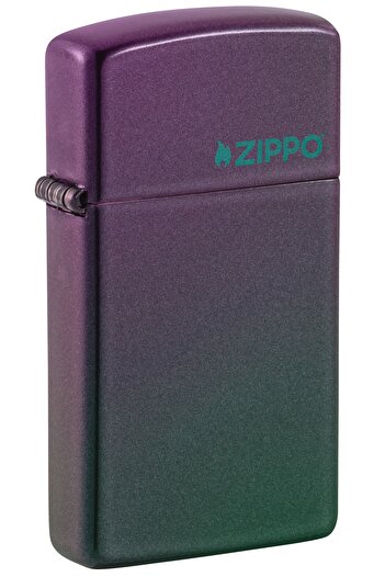 Zippo Slim Iridescent Matte Logo - Yanardöner Dizayn Çakmak