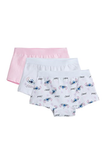 R&B 3 Pack Stitch Print Boyshorts