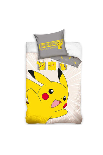 Pokemon Pokémon #0025 bedding set 140×200cm, 70×90 cm