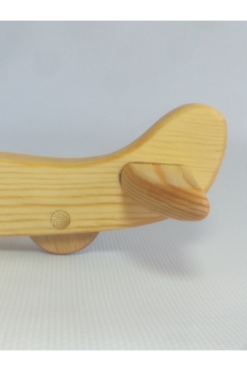 OZZANİ WOOD Wooden Toy Airplane Handmade Mentessori Retro Airplane