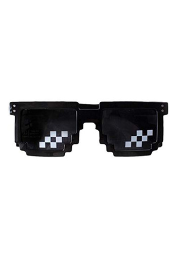 Raffine Trend Pixelated Mosaic Thug Life Sunglasses