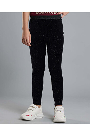R&B Solid Skinny Pants with Elastic Waist