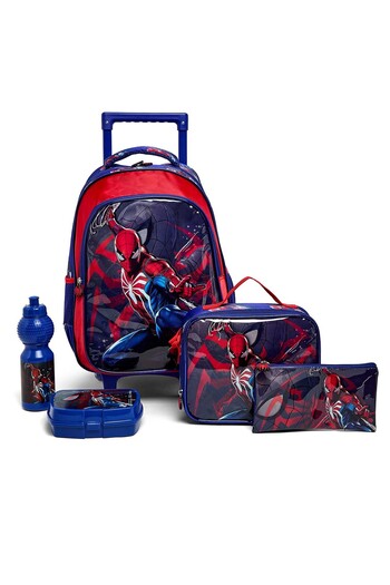 R&B Spider-Man 16" Trolley Backpack Set
