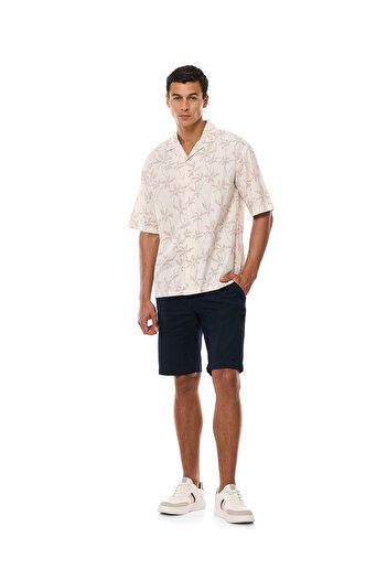 R&B Solid Shorts with Drawstring Waist