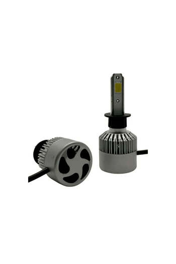 RG Parts Set of 2 H1 cob led bulbs 8000lm 6000k cool white with cooling fan