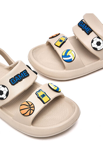 R&B Jibbitz Detail Comfort Sandals