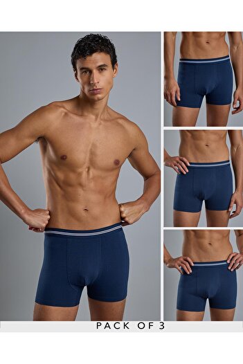 R&B 3 Pack Solid Trunks