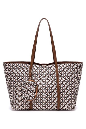 R&B Patterned Tote Bag