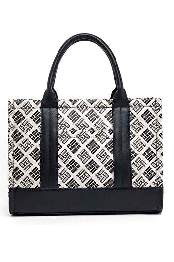 R&B Patterned Tote Bag