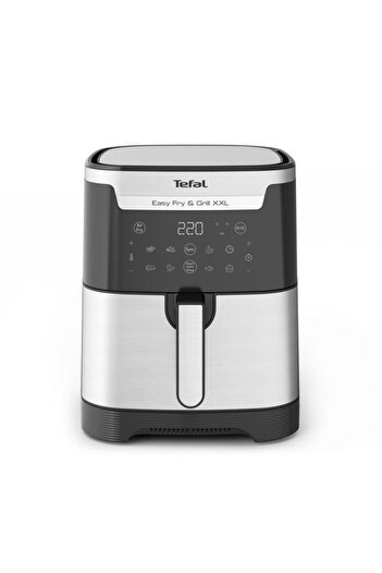 TEFAL Friteuza cu aer cald Easy Fry XXL Flexcook EY801D15, 1.5 kg, 6.5 l, 1830 W, 8 programe (Negru/