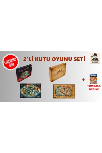 MR MEZOPO Ancient Journey - Asitanepoly 2-Piece Box Game Set (Bingo Gift)