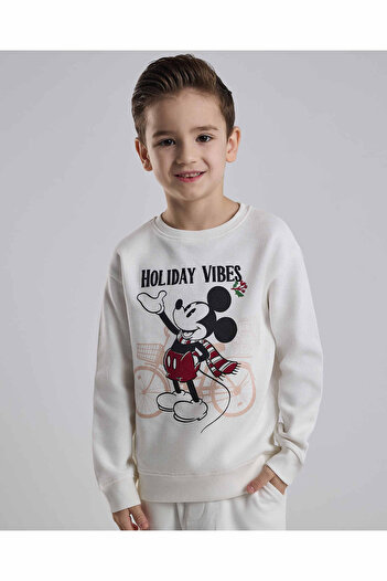R&B Mickey Mouse Print Clothing Set