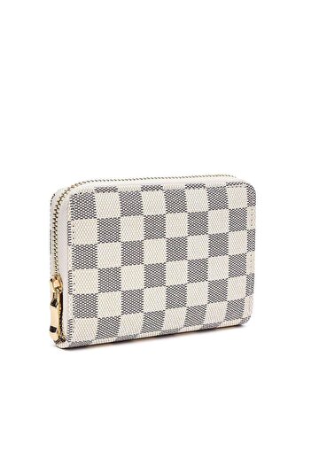R&B Checkered Mini Wallet