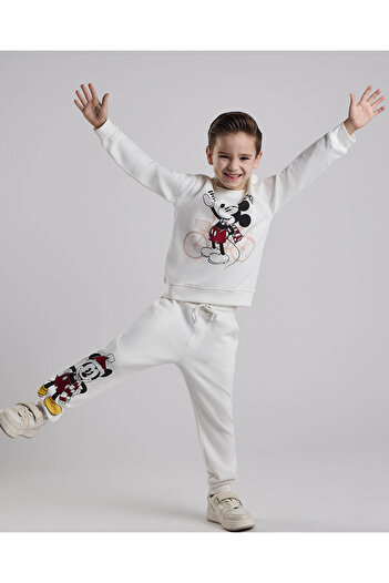 R&B Mickey Mouse Print Clothing Set