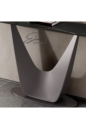 Elinoxa 720-0348 Konsol Masa Dresuar Metal Paslanmaz Tabanlı 80x30x80