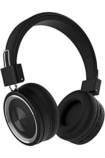 Generic SD-1002 Wireless, Wired Headphone Born To Music Built In Microphone Walk and Talk - Black