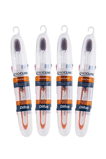 Difaş Difas Toothbrush ProClinic Volcanic 4 pieces