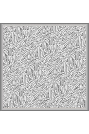 Armine Silk Scarf 2026 Winter - 9435-41 Silver Sura