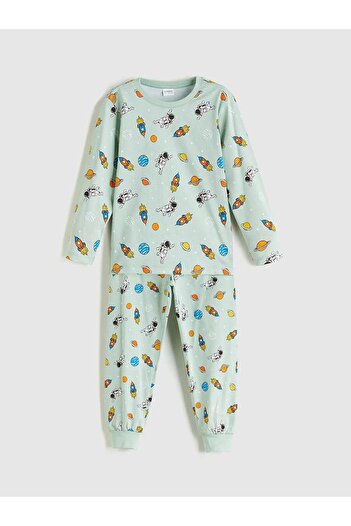 LC Waikiki Printed Boys' Pajama Set (W5)