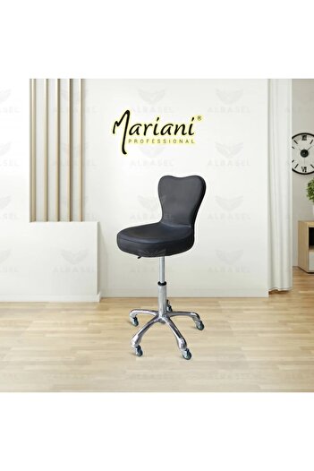 Mariani Professional Beauty Salon Adjustable Stool Black