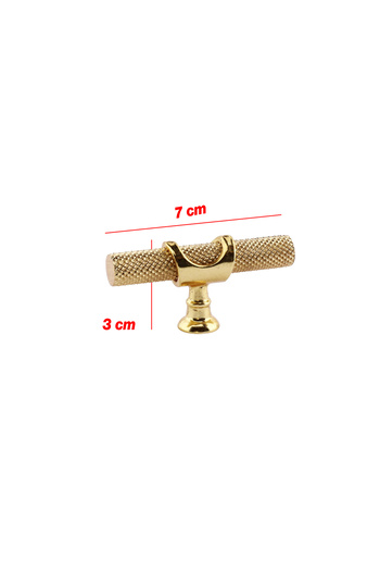 Badem10 Luxury Gold Metal Button Single Screw Skidproof Handle Drawer Furniture Kitchen Cabinet Cupboard Handle Knobs