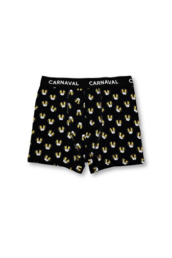 CalenStores Bira Desenli Erkek Boxer