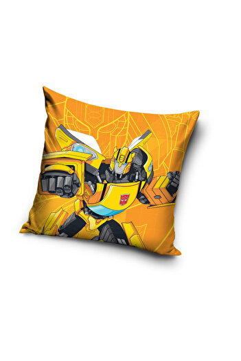 transformers Bumblebee velour cushion cover 40x40 cm