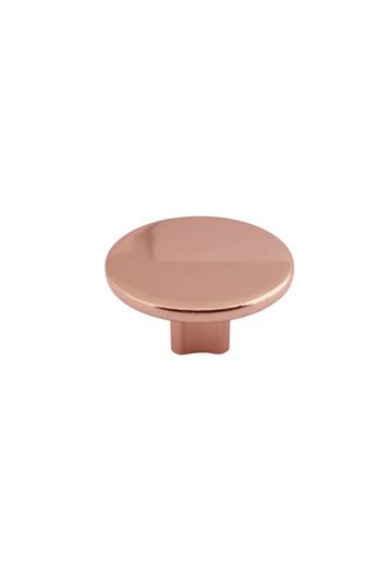 Badem10 Single Screw Flat Luxury Rose Button Metal Handle Drawer Furniture Kitchen Cabinet Cupboard Handle Handles