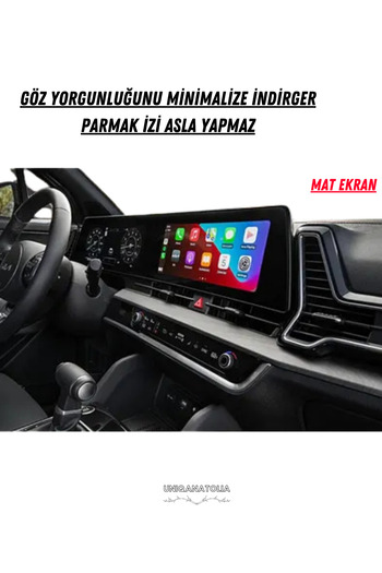 UniqAnatolia Kia New Sportage Cool-Cool Plus 2024 Digital Instrument and Information Display Compatible Matte Screen Protector