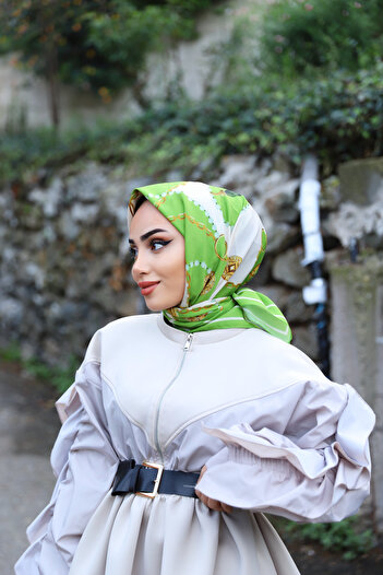 KUQOS Pearl Chain Scarf
