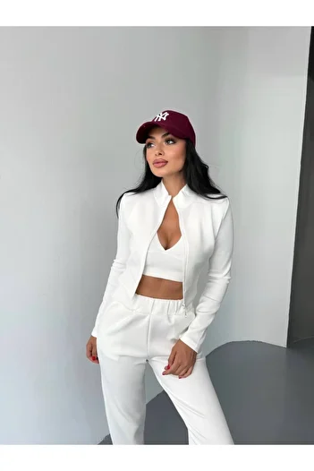 Butik Beyza Scuba Zippered Set