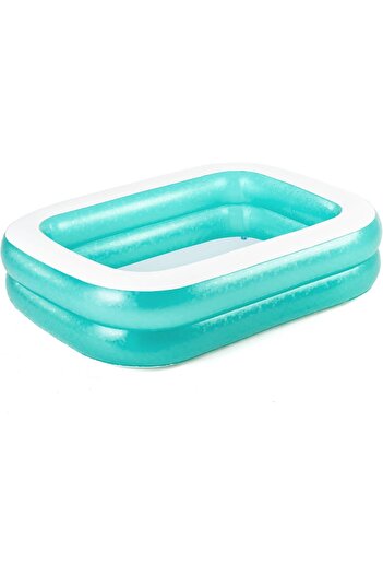 BESTWAY POOL BLUE RECTANGULAR 201X150X51