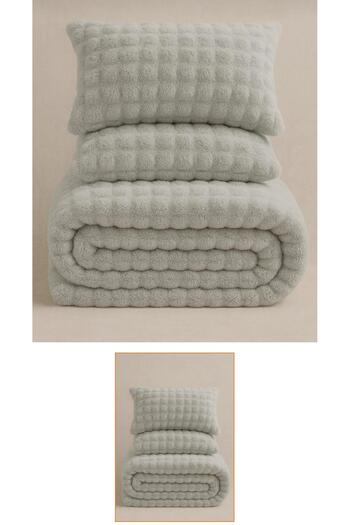 AKSU HALI Puffy Quilt Setilux Modern Kurk Comforter Set 220X240 Quilt 50X70 Pillow 2 Pcs