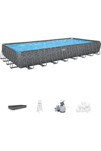 BESTWAY APX 365 31'4" x 16' x 52" Rectangular Pool Set