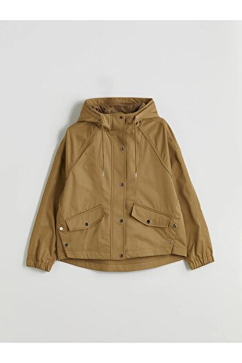 LC Waikiki Γυναικείο αδιάβροχο με κουκούλα LCW Oversize (W5)