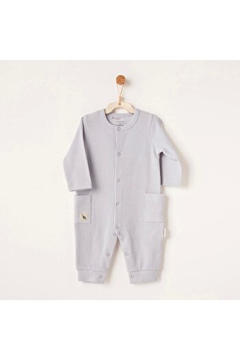 andywawa Ac26013 Mummy S Snuggle Saurus Jumpsuit Gray