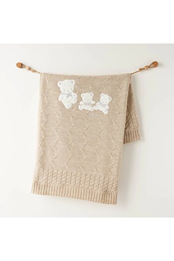 andywawa Ac26341 Knitwear Blanket 85X100 Beige Melange