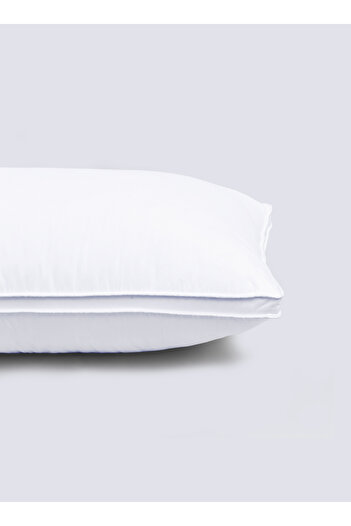 Master Home Textile Cotton Pillow for Sleeping – Fluffy Down Alternative Filling, 1 Piece