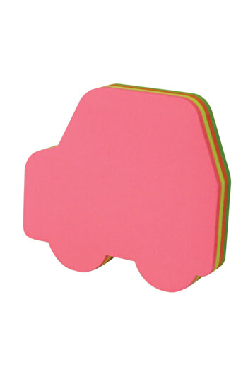 Roco Die-Cut Self-Stick Notes – Car Shape, 100 Sheets