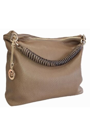 OEM Medium Bag, Brown, Faux Leather