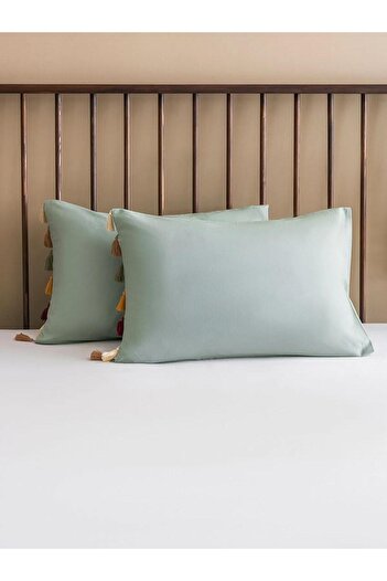 LC Waikiki Lcw Tasseled Pillow Case 2 Pcs 50X70 cm (W5)