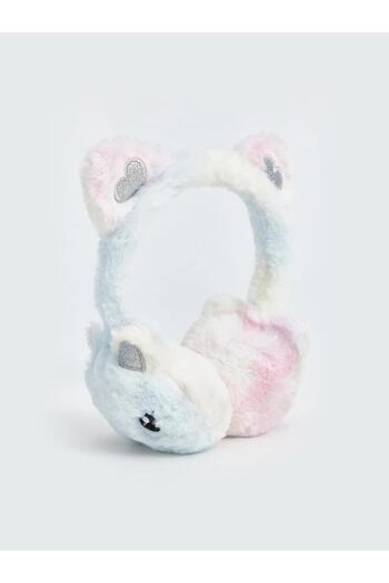 LC Waikiki Lcw 3D Applique Detailed Girl's Plush Headphones (W5)