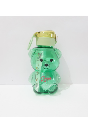 renkli çiçekler 750 ml Water Bottle for School Water Bottle with Teddy Bear Model