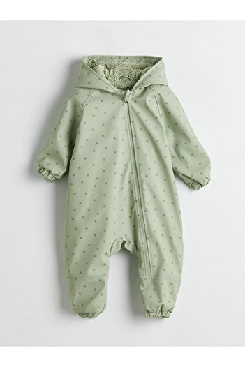 LC Waikiki Lcw Hooded Printed Baby Girl Astronaut Coat (W5)