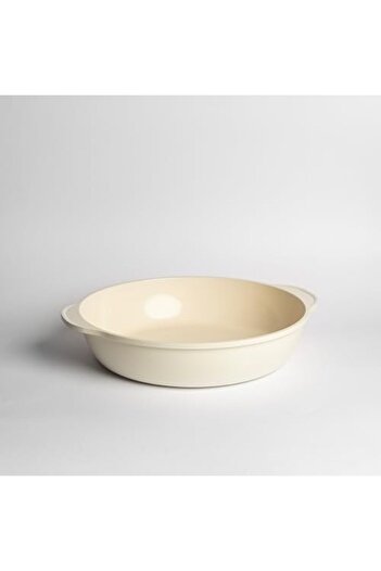 mastergold Round Oven Tray Made in Korea by with Nonstick Ceramic Coating and Side Handles | High-Qu