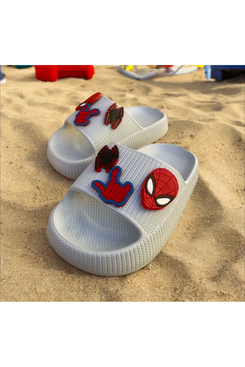 Hızlı Al Spiderman Fancy Boy's Slippers.Garden Beach Slippers Suitable for Daily Use