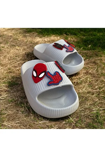 Hızlı Al Spiderman Fancy Boy's Slippers.Garden Beach Slippers Suitable for Daily Use