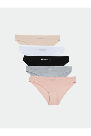 LC Waikiki Quality Parts from Çelebi Store |   Printed Bikini Panties 5-Pack