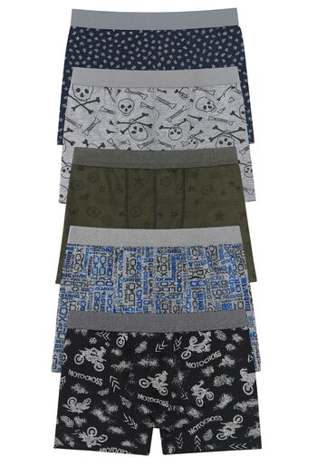 ExLove 5-Piece Men's Lycra Cotton Patterned Boxers