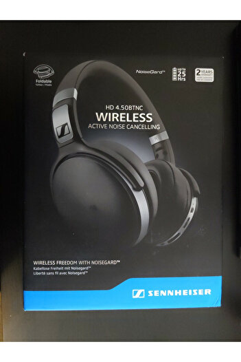 Sennheiser HD 4.50 BTNC Wireless Bluetooth Over-Ear Headphones, Black